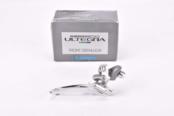 NOS/NIB Shimano 600 Ultegra Tricolor #FD-6400 braze-on Front Derailleur from 1987