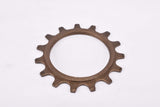NOS Suntour Perfect #2 5-speed Cog, Freewheel Sprocket #15001501 threaded on the inside with 15 teeth from the 1970s - 1980s