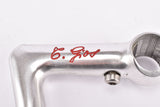 Gios Pantographed Cinelli 1R Record (old Logo) stem in 105 mm with 26.4 mm bar clamp size from the late 1970s