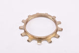 NOS Shimano Dura-Ace #MF-7150 / #MF-7160 (#FA-100 / #FA-110) golden Cog threaded on inside (#BC40), 5-speed and 6-speed Freewheel Sprocket with 13 teeth #1241311 from the 1970s - 1980s