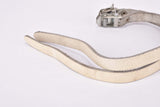 White REG Record leather pedal toe clip straps