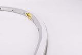 NOS silver Mavic Cosmos QRM, FTS L, UB Control single front clincher rim in 700c/622mm with 24 holes from 2004