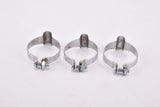 REG #751/25 clamp on top tube brake cable guide clip set 1950s - 1960s