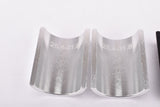 VeloOrange Alloy Handlebar Shims for 31.8 to 25.4mm (Two Piece), silver, black