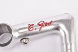 Gios Pantographed Cinelli 1R Record (old Logo) stem in 105 mm with 26.4 mm bar clamp size from the late 1970s