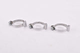 REG #751/25 clamp on top tube brake cable guide clip set 1950s - 1960s