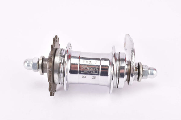 Fichtel und Sachs (F.&S.) Komet Super #161 Freilaufnabe single speed freewheel coaster brake hub with 16 teeth and 28 holes from 1966
