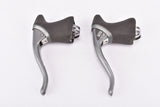 NOS Shimano 600 Ultegra #BL-6400 non aero brake lever set with black hoods from the 1980-90s