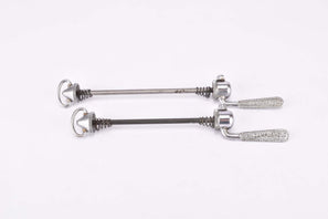 Campagnolo pre cpsc quick release set Record and Super Record, #1001/3 and #1006/8 front and rear Skewer from the 1950s - 1970s