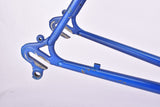 Dark Blue (Baikalblauw) Gazelle Champion Mondial A-Frame vintage road bike steel frame set set in 58 cm (c-t) / 56 cm (c-c) with Reynolds 531 tubing and Campagnolo dropouts from 1975 ~ 1976