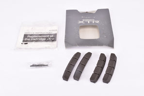 NOS Shimano XTR #BR-M900-C replacement Cartridge V-Brake Shoe block Set (brake pad) for #M70/R shoes (#83X9802) from the 1990s