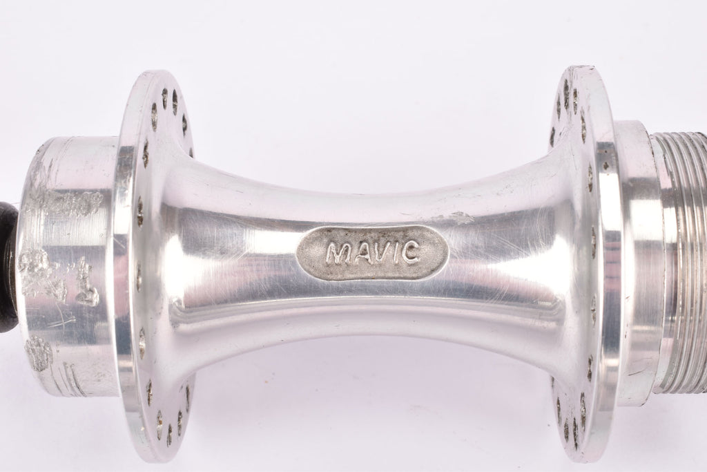 Moyeu avant MAVIC 501 vintage 36 rayons made in France front wheel hub Moyeu avant MAVIC 501 vintage 36 rayons made in France front wheel hub