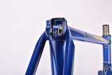 Dark Blue (Baikalblauw) Gazelle Champion Mondial A-Frame vintage road bike steel frame set set in 58 cm (c-t) / 56 cm (c-c) with Reynolds 531 tubing and Campagnolo dropouts from 1975 ~ 1976