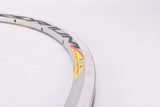 NOS silver Mavic Ksyrium Equipe QRM, SUP, UB Control single front clincher rim in 700c/622mm with 20 holes from the mid 2000s