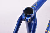 Dark Blue (Baikalblauw) Gazelle Champion Mondial A-Frame vintage road bike steel frame set set in 58 cm (c-t) / 56 cm (c-c) with Reynolds 531 tubing and Campagnolo dropouts from 1975 ~ 1976