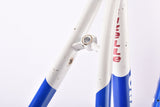 Blue and White Team Bert Story - Piels Gazelle Gold Line Racing Superbe Aero steel road bike  frame set in 51 cm (c-t) / 48 cm (c-c) with special Columbus Foco tubing from 2000