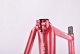 Pink Gazelle Formula Race vintage steel road bike frame set in 56 cm (c-t) / 54 cm (c-c) with Reynolds 501 tubing and Gazelle dropouts from 1989 ~ 1990