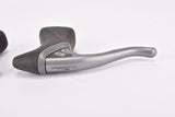NOS Shimano 600 Ultegra #BL-6400 non aero brake lever set with black hoods from the 1980-90s