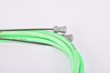NOS Neon Green C.I. (Casiraghi Industrial) Kit Freno Mountainbike #4058 Brake Cable Set for front and rear Shimano type cantilver brake from the 1990s