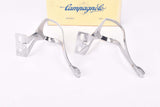 NOS/NIB Campagnolo Fermapiedi Toe Clips #0990/05 (#0F23-A) with Winged Logo in size medium with insert guides, from the 1980s