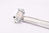 NOS Sakae Ringyo (SR) #CT-P6C fluted aluminum Seatpost with SDC (saddle clamp) and  26.4 mm diameter from the 1970s - 1980s