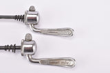 Shimano 600 #6100 / 600 EX Arabesque #6200 quick release set, front and rear Skewer for 100 / 126 mm from the 1970s - 1980s