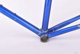 Dark Blue (Baikalblauw) Gazelle Champion Mondial A-Frame vintage road bike steel frame set set in 58 cm (c-t) / 56 cm (c-c) with Reynolds 531 tubing and Campagnolo dropouts from 1975 ~ 1976