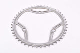 Gnutti 3-arm / 3-pin chromed steel single Chainring with 48 teeth and 116 mm BCD from the 1940s ~ 1960s