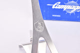 NOS/NIB Campagnolo Fermapiedi Superleggeri Toe Clips #0990/06 (#0F23-L) with Shield Logo in size large with insert guides, from the 1980s