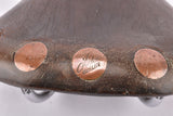 Brown Brooks Professional Team Special Leather Saddle, Lüders Berlin Modified edition, with large polished rivets from 1966
