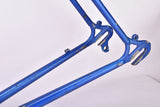 Dark Blue (Baikalblauw) Gazelle Champion Mondial A-Frame vintage road bike steel frame set set in 58 cm (c-t) / 56 cm (c-c) with Reynolds 531 tubing and Campagnolo dropouts from 1975 ~ 1976
