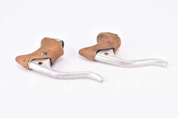 Shimano #BL-Z325 non-aero brake lever set with brown hoods from 1987
