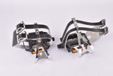 NEW Wellgo #M085 pedals including toeclips and double straps from 1990s NOS