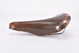 Brown Brooks Professional Team Special Leather Saddle, Lüders Berlin Modified edition, with large polished rivets from 1966