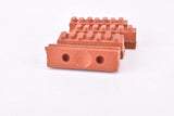 NOS Weinmann red (salmon) 7 dot replacement brake pad set (4 pcs) from the 1950s - 1960s