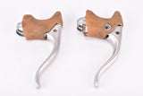 Shimano #BL-Z325 non-aero brake lever set with brown hoods from 1987