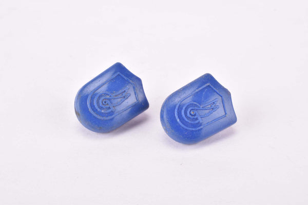 Blue Campagnolo Victory Pedal Toe Clip Strap Retainer #7188004 end Buttons from the 1980s