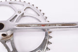 Chromed fluted 3-arm cottered steel crank set with 48 teeth in 175 mm from the 1930s - 1940s