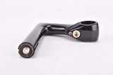 NOS/NIB black 3ttt Record 84 #AR84 Stem in size 100mm with 25.8mm bar clamp size from the 1980s - 1990s