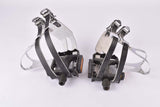 NEW Wellgo #M085 pedals including toeclips and double straps from 1990s NOS