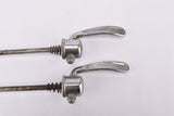 Shimano 600 #6100 / 600 EX Arabesque #6200 quick release set, front and rear Skewer for 100 / 126 mm from the 1970s - 1980s