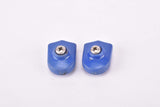 Blue Campagnolo Victory Pedal Toe Clip Strap Retainer #7188004 end Buttons from the 1980s