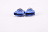 Blue Campagnolo Victory Pedal Toe Clip Strap Retainer #7188004 end Buttons from the 1980s