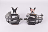 NEW Wellgo #M085 pedals including toeclips and double straps from 1990s NOS