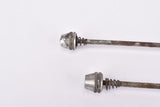 Shimano 600 #6100 / 600 EX Arabesque #6200 quick release set, front and rear Skewer for 100 / 126 mm from the 1970s - 1980s