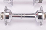 NOS Weco Nabe Chrome plated steel Hub set with english thread (BSA) solid axle and 36 holes from the 1950s - 1970s