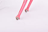 Pink Gazelle Formula Race vintage steel road bike frame set in 56 cm (c-t) / 54 cm (c-c) with Reynolds 501 tubing and Gazelle dropouts from 1989 ~ 1990