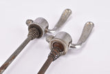 Shimano 600 #6100 / 600 EX Arabesque #6200 quick release set, front and rear Skewer for 100 / 126 mm from the 1970s - 1980s