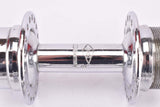 NOS Weco Nabe Chrome plated steel Hub set with english thread (BSA) solid axle and 36 holes from the 1950s - 1970s