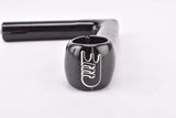NOS/NIB black 3ttt Record 84 #AR84 Stem in size 135mm with 25.8mm bar clamp size from the 1980s - 1990s